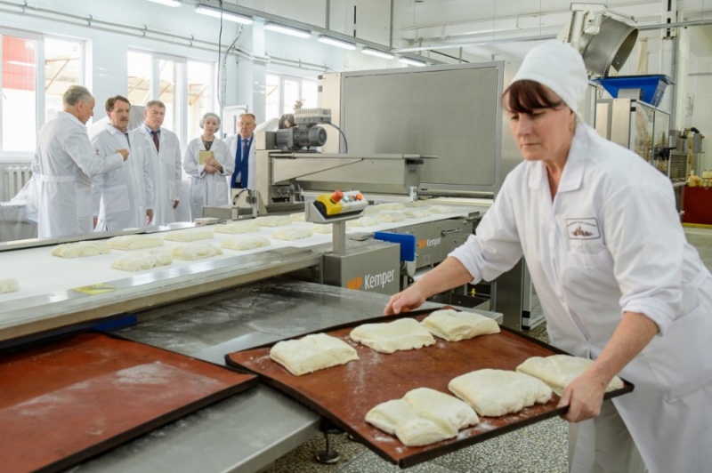 Антипригарное полотно на линии хлебозавода